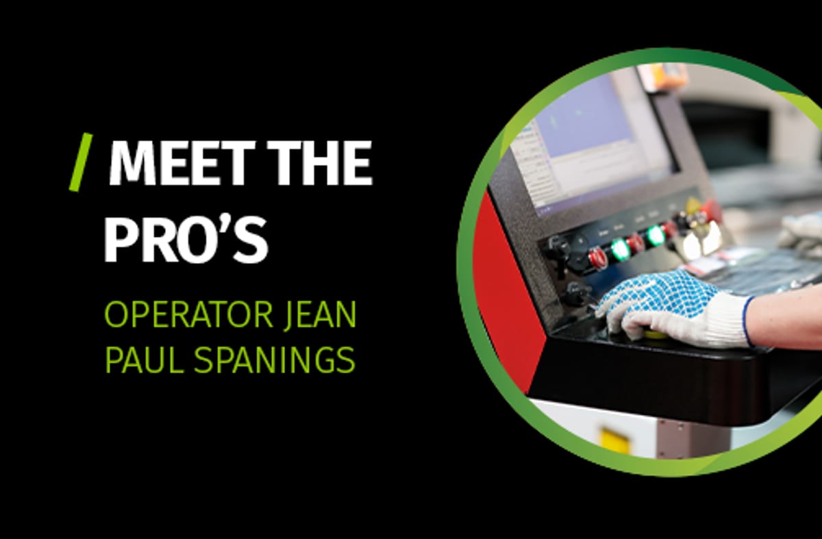 Een uitdaging waar waardering op 1 staat; operator Jean Paul vond het