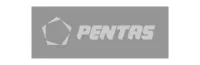 Logo van het bedrijf Pentas.