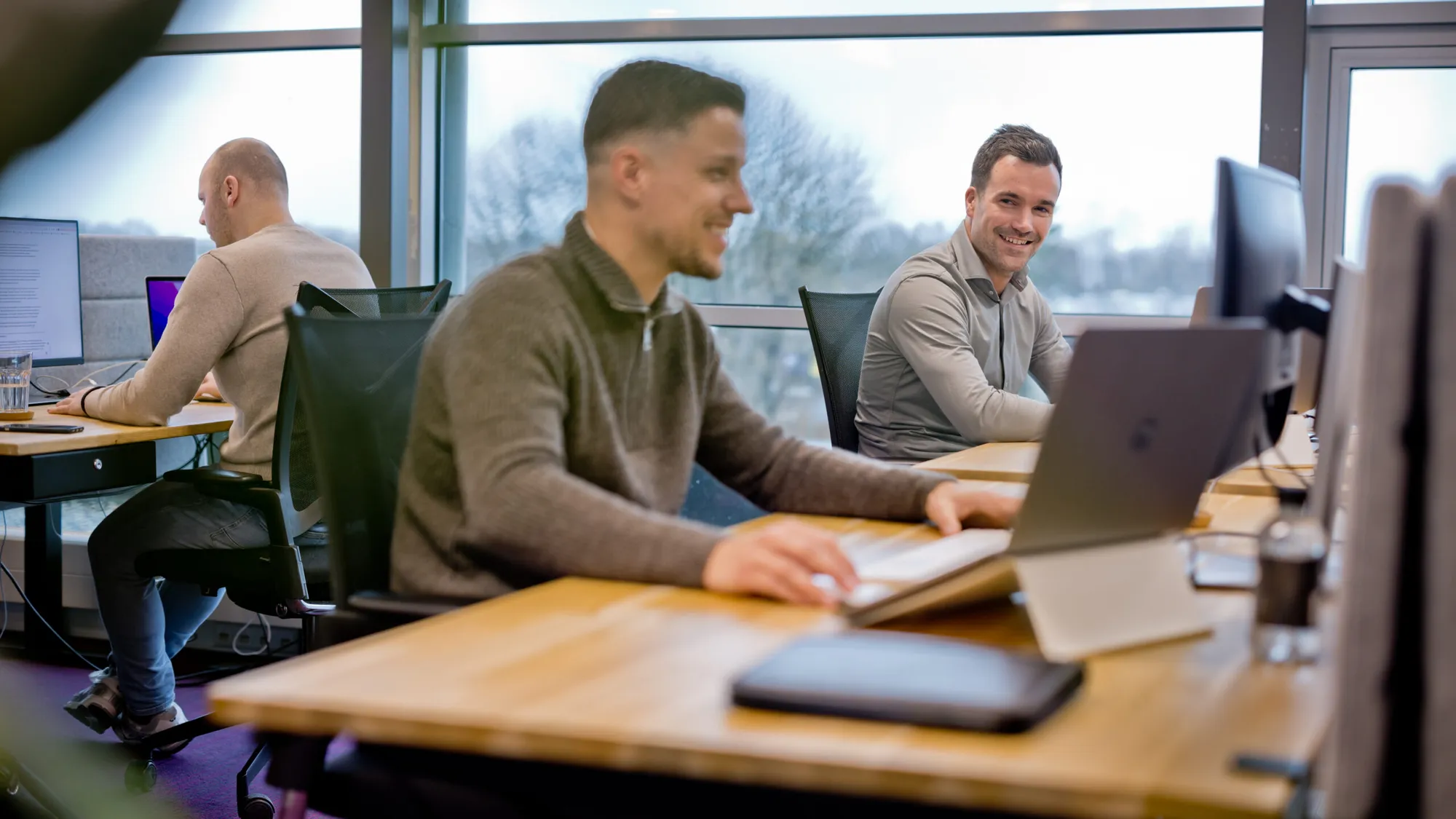 Stefan Terpstra & Bas Bazuin: beide adviseurs van de afdeling operators bij Profield